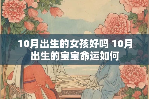 10月出生的女孩好吗 10月出生的宝宝命运如何 10月出生的女孩好吗 10月出生的宝宝命运如何