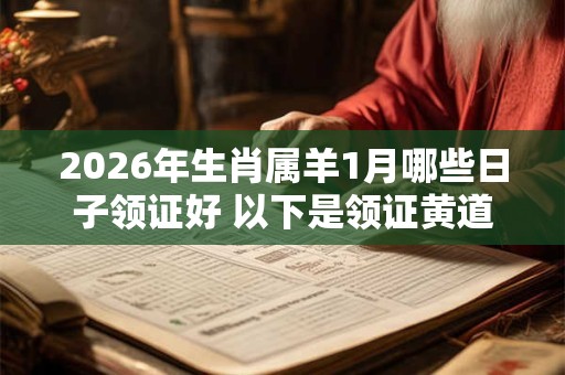 2026年生肖属羊1月哪些日子领证好 以下是领证黄道吉日