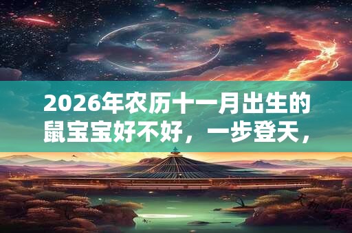2026年农历十一月出生的鼠宝宝好不好,一步登天,成就傲人伟业 2026年农历十一月出生的鼠宝宝好不好,一步登天,成就傲人伟业
