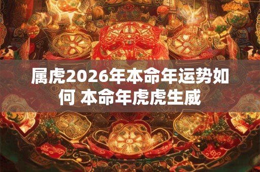 属虎2026年本命年运势如何 本命年虎虎生威