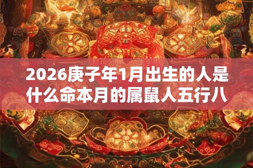 2026庚子年1月出生的人是什么命本月的属鼠人五行八字查询 2026庚子年1月出生的人是什么命本月的属鼠人五行八字查询