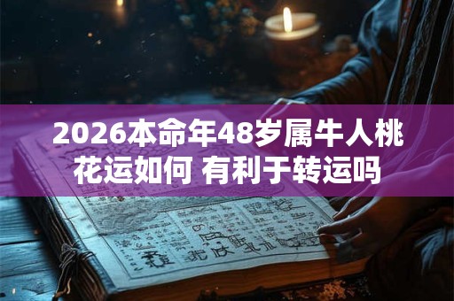 2026本命年48岁属牛人桃花运如何 有利于转运吗 2026本命年48岁属牛人桃花运如何 有利于转运吗