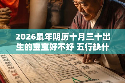 2026鼠年阴历十月三十出生的宝宝好不好 五行缺什么