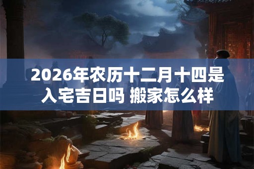 2026年农历十二月十四是入宅吉日吗 搬家怎么样