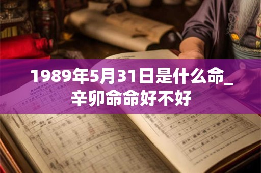 1989年5月31日是什么命_辛卯命命好不好 1989年5月31日是什么命_辛卯命命好不好