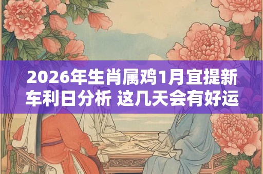 2026年生肖属鸡1月宜提新车利日分析 这几天会有好运势