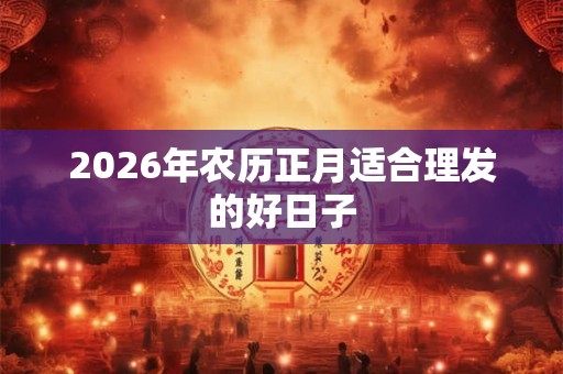 2026年农历正月适合理发的好日子 2026年农历正月适合理发的好日子