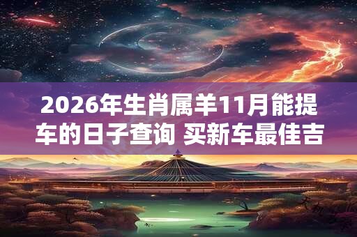 2026年生肖属羊11月能提车的日子查询 买新车最佳吉日 2026年生肖属羊11月能提车的日子查询 买新车最佳吉日