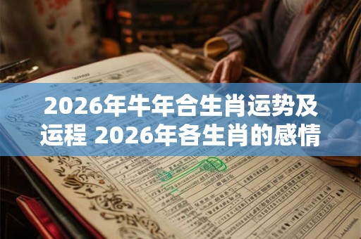 2026年牛年合生肖运势及运程 2026年各生肖的感情状况 2026年牛年合生肖运势及运程 2026年各生肖的感情状况