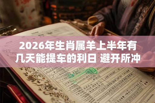 2026年生肖属羊上半年有几天能提车的利日 避开所冲 2026年生肖属羊上半年有几天能提车的利日 避开所冲