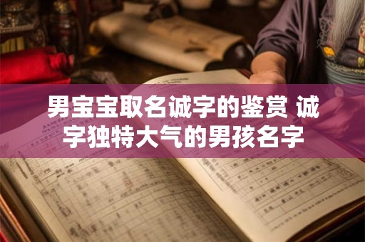 男宝宝取名诚字的鉴赏 诚字独特大气的男孩名字