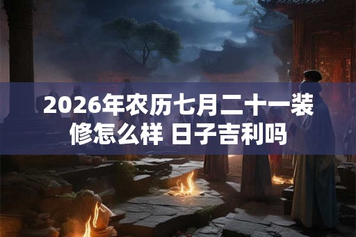 2026年农历七月二十一装修怎么样 日子吉利吗