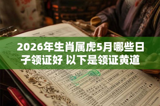 2026年生肖属虎5月哪些日子领证好 以下是领证黄道吉日 2026年生肖属虎5月哪些日子领证好 以下是领证黄道吉日