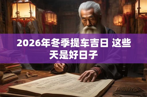 2026年冬季提车吉日 这些天是好日子 2026年冬季提车吉日 这些天是好日子