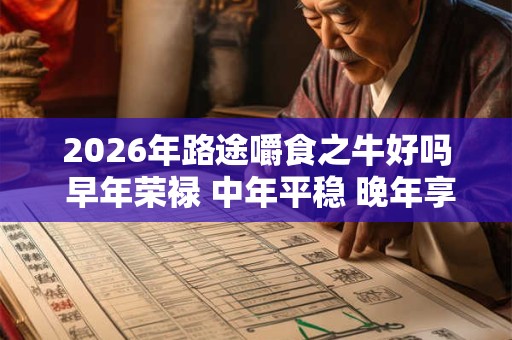 2026年路途嚼食之牛好吗 早年荣禄 中年平稳 晚年享福 2026年路途嚼食之牛好吗 早年荣禄 中年平稳 晚年享福