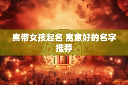 喜带女孩起名 寓意好的名字推荐 喜带女孩起名 寓意好的名字推荐