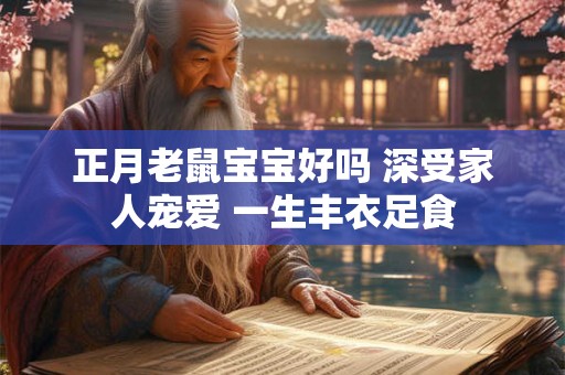 正月老鼠宝宝好吗 深受家人宠爱 一生丰衣足食 正月老鼠宝宝好吗 深受家人宠爱 一生丰衣足食