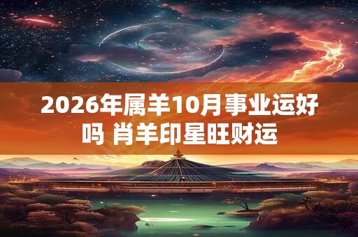 2026年属羊10月事业运好吗 肖羊印星旺财运