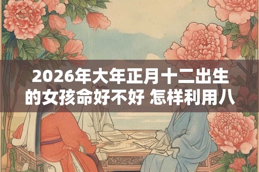 2026年大年正月十二出生的女孩命好不好 怎样利用八字取名字