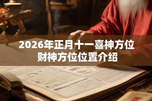 2026年正月十一喜神方位 财神方位位置介绍