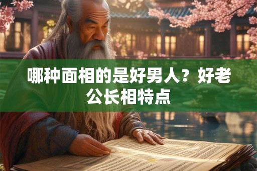 哪种面相的是好男人?好老公长相特点 哪种面相的是好男人?好老公长相特点