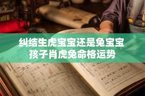 纠结生虎宝宝还是兔宝宝 孩子肖虎兔命格运势