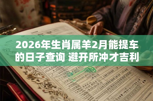 2026年生肖属羊2月能提车的日子查询 避开所冲才吉利 2026年生肖属羊2月能提车的日子查询 避开所冲才吉利