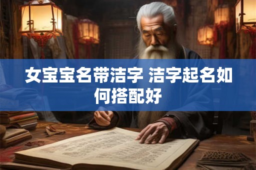 女宝宝名带洁字 洁字起名如何搭配好 女宝宝名带洁字 洁字起名如何搭配好