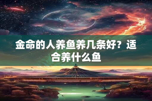 金命的人养鱼养几条好？适合养什么鱼
