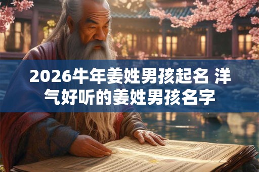 2026牛年姜姓男孩起名 洋气好听的姜姓男孩名字