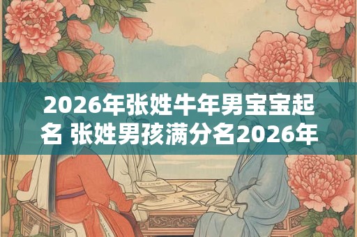 2026年张姓牛年男宝宝起名 张姓男孩满分名2026年 2026年张姓牛年男宝宝起名 张姓男孩满分名2026年
