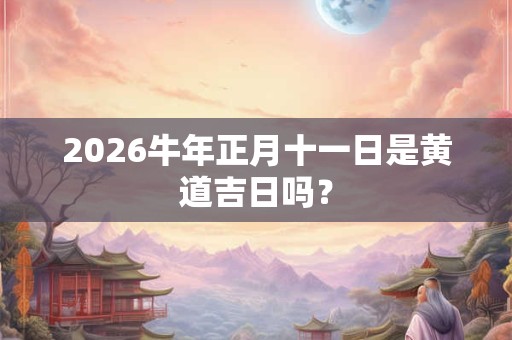 2026牛年正月十一日是黄道吉日吗? 2026牛年正月十一日是黄道吉日吗?