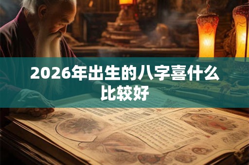 2026年出生的八字喜什么比较好 2026年出生的八字喜什么比较好