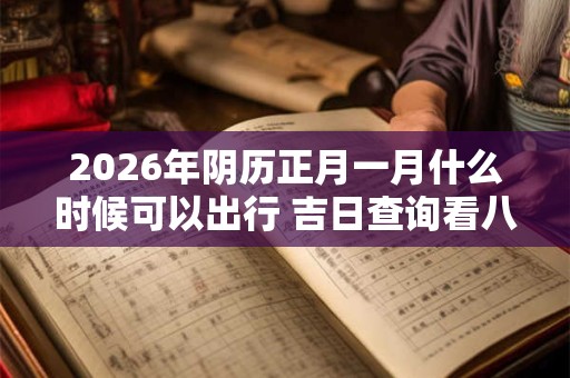 2026年阴历正月一月什么时候可以出行 吉日查询看八字