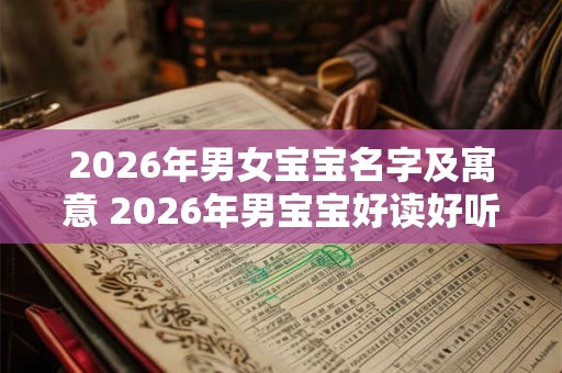 2026年男女宝宝名字及寓意 2026年男宝宝好读好听的名字 2026年男女宝宝名字及寓意 2026年男宝宝好读好听的名字