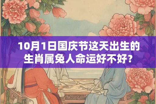 10月1日国庆节这天出生的生肖属兔人命运好不好? 10月1日国庆节这天出生的生肖属兔人命运好不好?