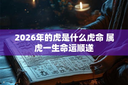 2026年的虎是什么虎命 属虎一生命运顺遂 2026年的虎是什么虎命 属虎一生命运顺遂