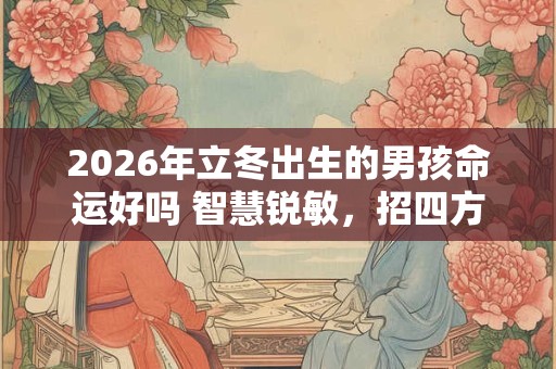2026年立冬出生的男孩命运好吗 智慧锐敏,招四方之财 2026年立冬出生的男孩命运好吗 智慧锐敏,招四方之财