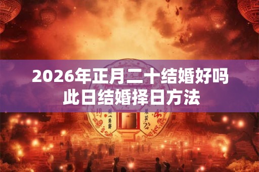 2026年正月二十结婚好吗 此日结婚择日方法 2026年正月二十结婚好吗 此日结婚择日方法