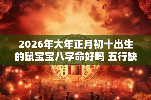 2026年大年正月初十出生的鼠宝宝八字命好吗 五行缺什么 2026年大年正月初十出生的鼠宝宝八字命好吗 五行缺什么