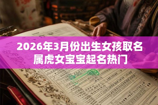 2026年3月份出生女孩取名 属虎女宝宝起名热门 2026年3月份出生女孩取名 属虎女宝宝起名热门