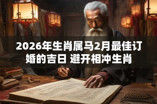 2026年生肖属马2月最佳订婚的吉日 避开相冲生肖 2026年生肖属马2月最佳订婚的吉日 避开相冲生肖
