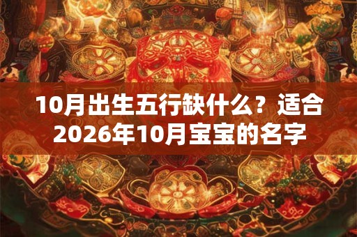 10月出生五行缺什么？适合2026年10月宝宝的名字