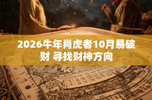 2026牛年肖虎者10月易破财 寻找财神方向