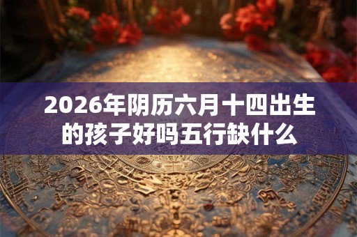 2026年阴历六月十四出生的孩子好吗五行缺什么 2026年阴历六月十四出生的孩子好吗五行缺什么