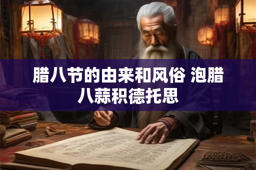 腊八节的由来和风俗 泡腊八蒜积德托思 腊八节的由来和风俗 泡腊八蒜积德托思