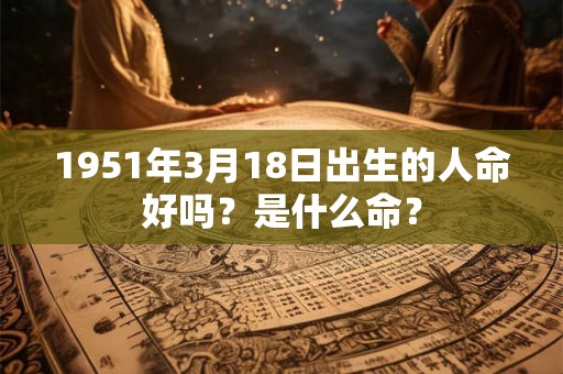 1951年3月18日出生的人命好吗？是什么命？