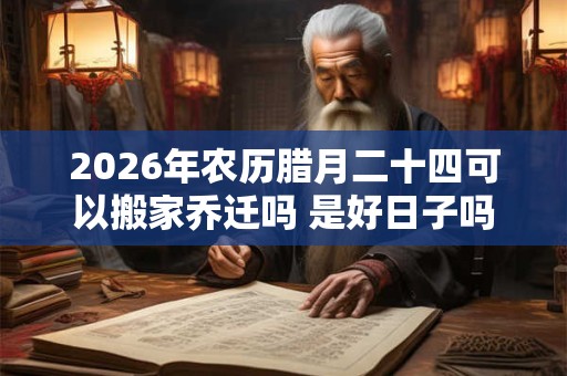 2026年农历腊月二十四可以搬家乔迁吗 是好日子吗