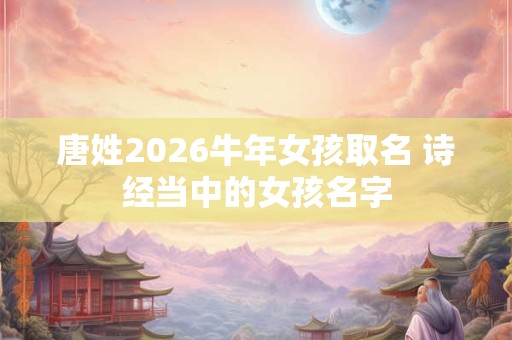 唐姓2026牛年女孩取名 诗经当中的女孩名字 唐姓2026牛年女孩取名 诗经当中的女孩名字