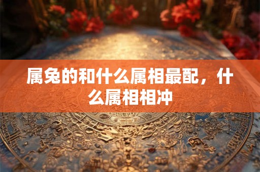 属兔的和什么属相最配，什么属相相冲